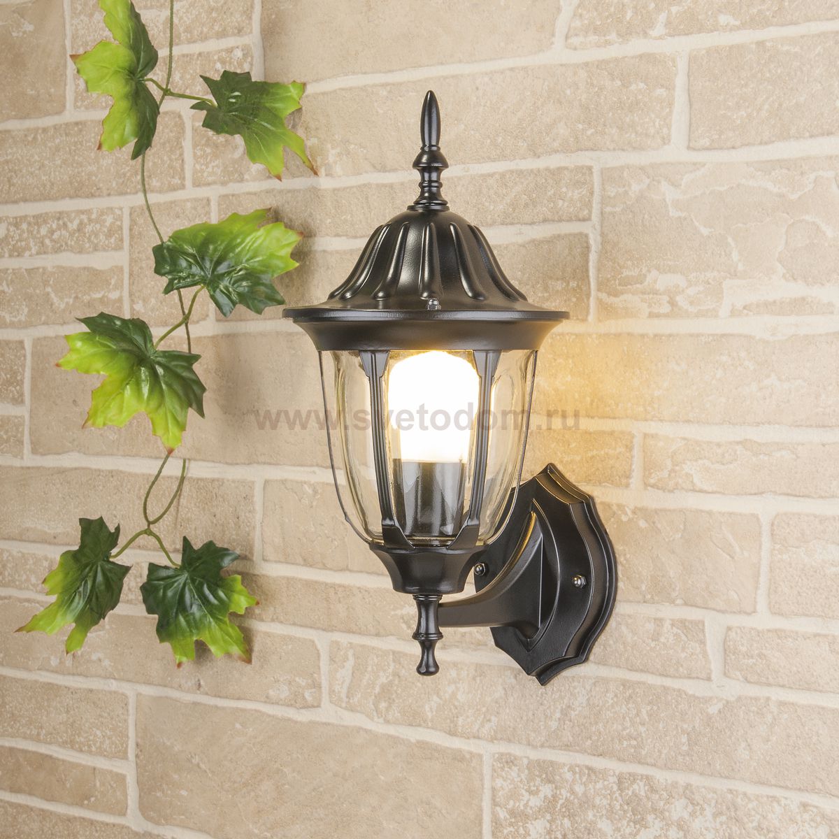 Светильник уличный настенный Elektrostandard GL 1002U черный