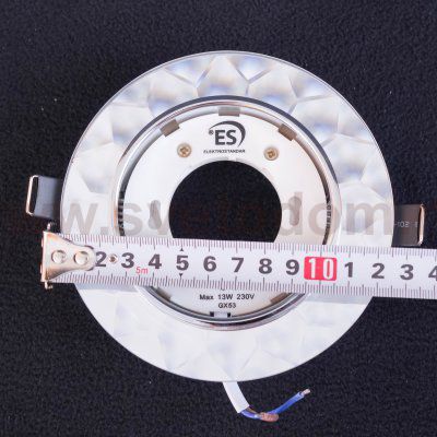 Встраиваемый точечный светильник 1061 GX53 CL прозрачный Elektrostandard