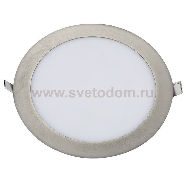 Встраиваемый потолочный светодиодный светильник Elektrostandard DLR001 18W 4200K сатин никель SN