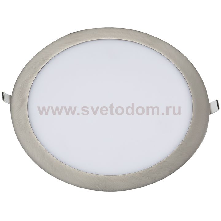 Встраиваемый потолочный светодиодный светильник Elektrostandard DLR001 24W 4200K сатин никель SN