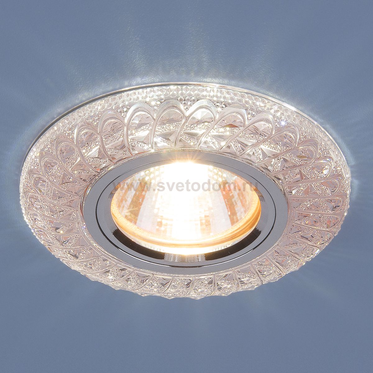 Встраиваемый точечный светильник со светодиодной подсветкой 2180 MR16 PK розовый Elektrostandard