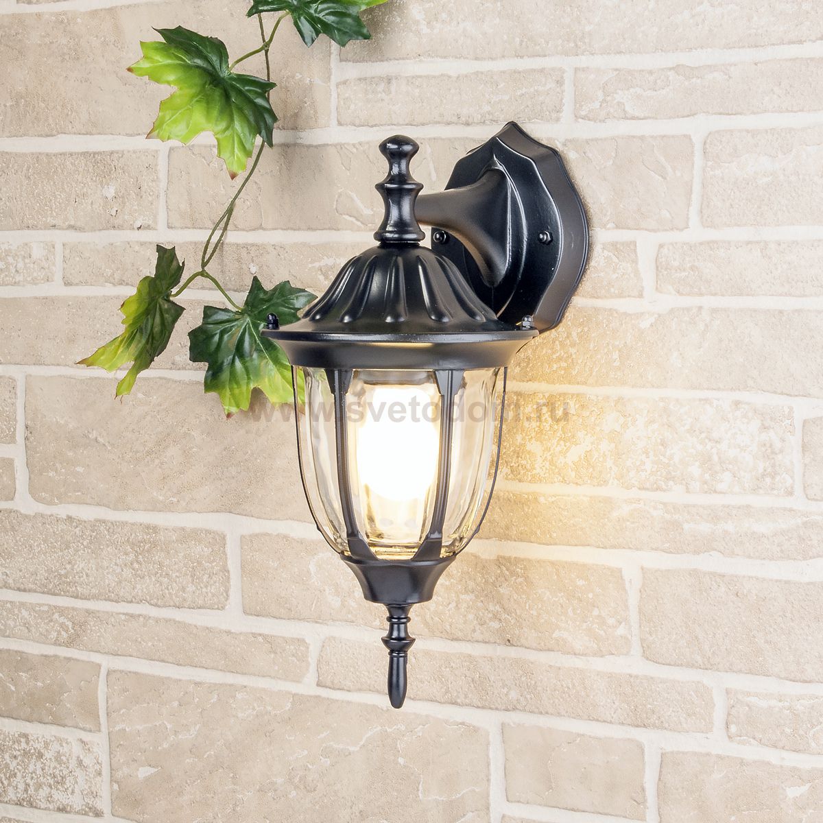 Светильник уличный настенный Elektrostandard GL 1002D черный