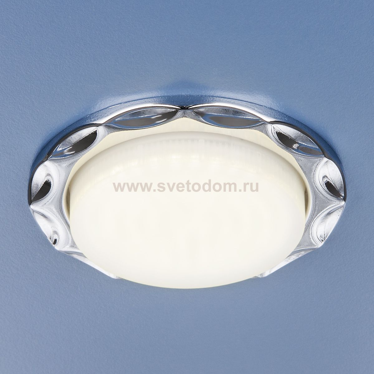 Встраиваемый точечный светильник Elektrostandard 1064 GX53 SL серебро