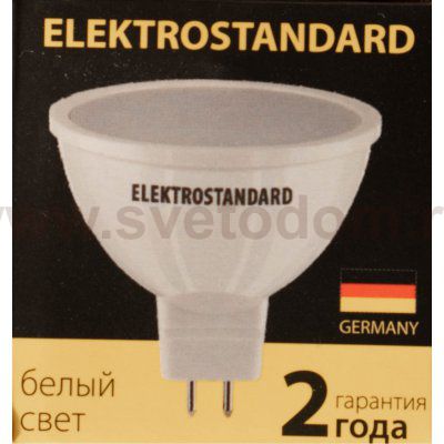 Светодиодная лампа JCDR 5W 3300K G5.3 JCDR01 5W 220V 3300K Elektrostandard