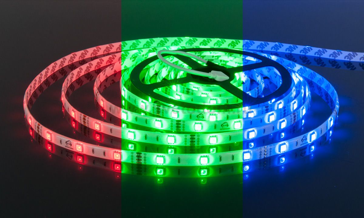 Набор светодиодной подсветки Elektrostandard Set Led Strip 5050 5m 12V 30Led 7,2W IP65 RGB
