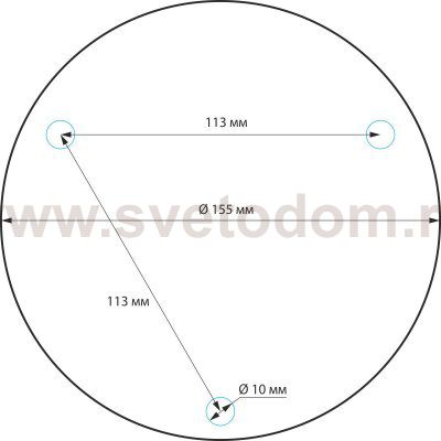 Ландшафтный светильник IP54 1508 TECHNO черный Elektrostandard