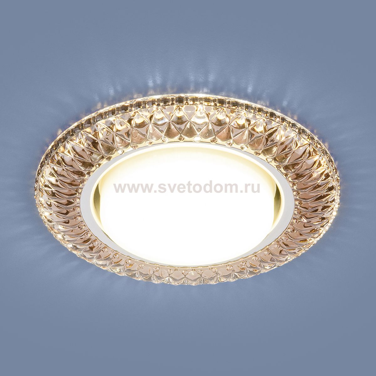 Точечный светильник со светодиодами 3020 GX53 GC тонированный Elektrostandard