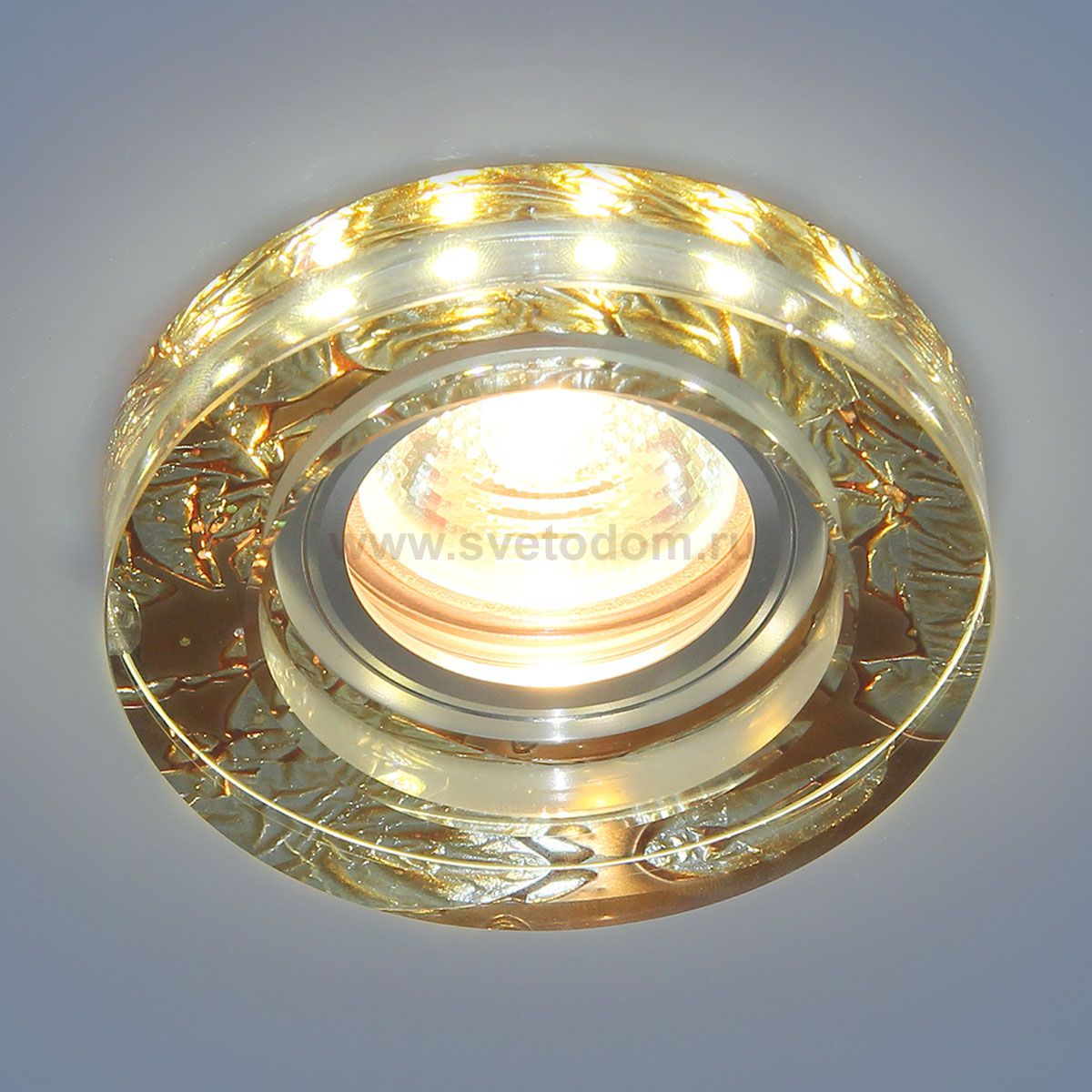 Точечный светильник со светодиодами Elektrostandard 2190 MR16 PK розовый перламутр