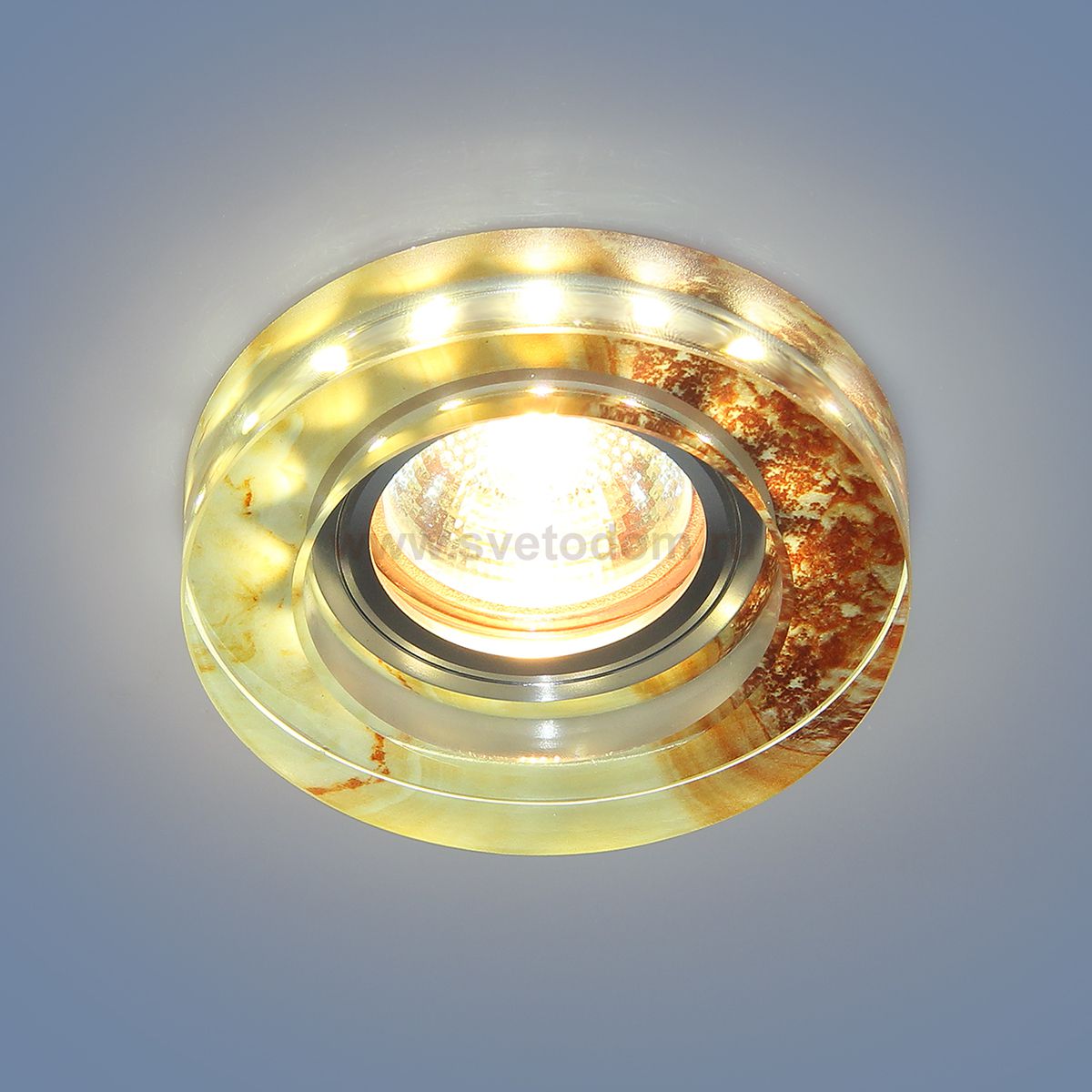 Точечный светильник со светодиодами Elektrostandard 2190 MR16 YL желто-терракотовый