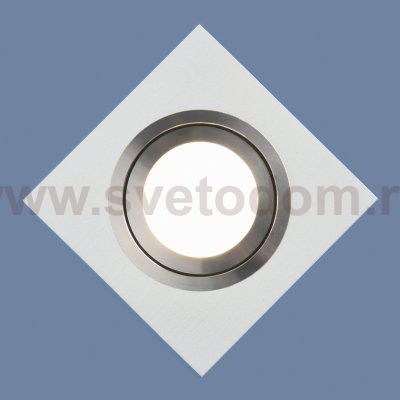 Встраиваемый точечный светильник 1051/1 WH белый Elektrostandard