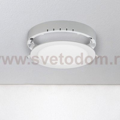 Накладной/встраиваемый потолочный светодиодный светильник Elektrostandard DLR020 24W 4200K