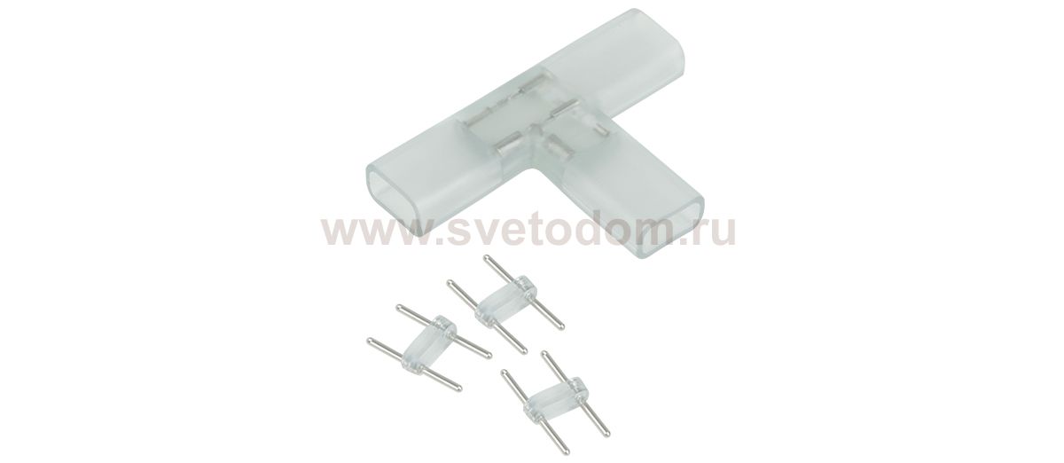 Т-образный переходник для светодиодной ленты 220V 5050 (10 шт.) a035329 Elektrostandard