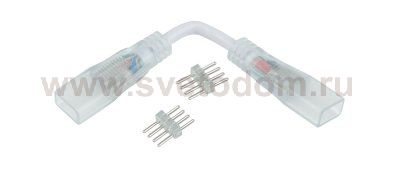 Аксессуары для светодиодной ленты Elektrostandard Переходник для ленты угловой RGB 220V 5050