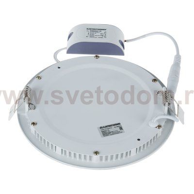 Встраиваемый светодиодный светильник DLR005 12W 4200K WH белый Elektrostandard
