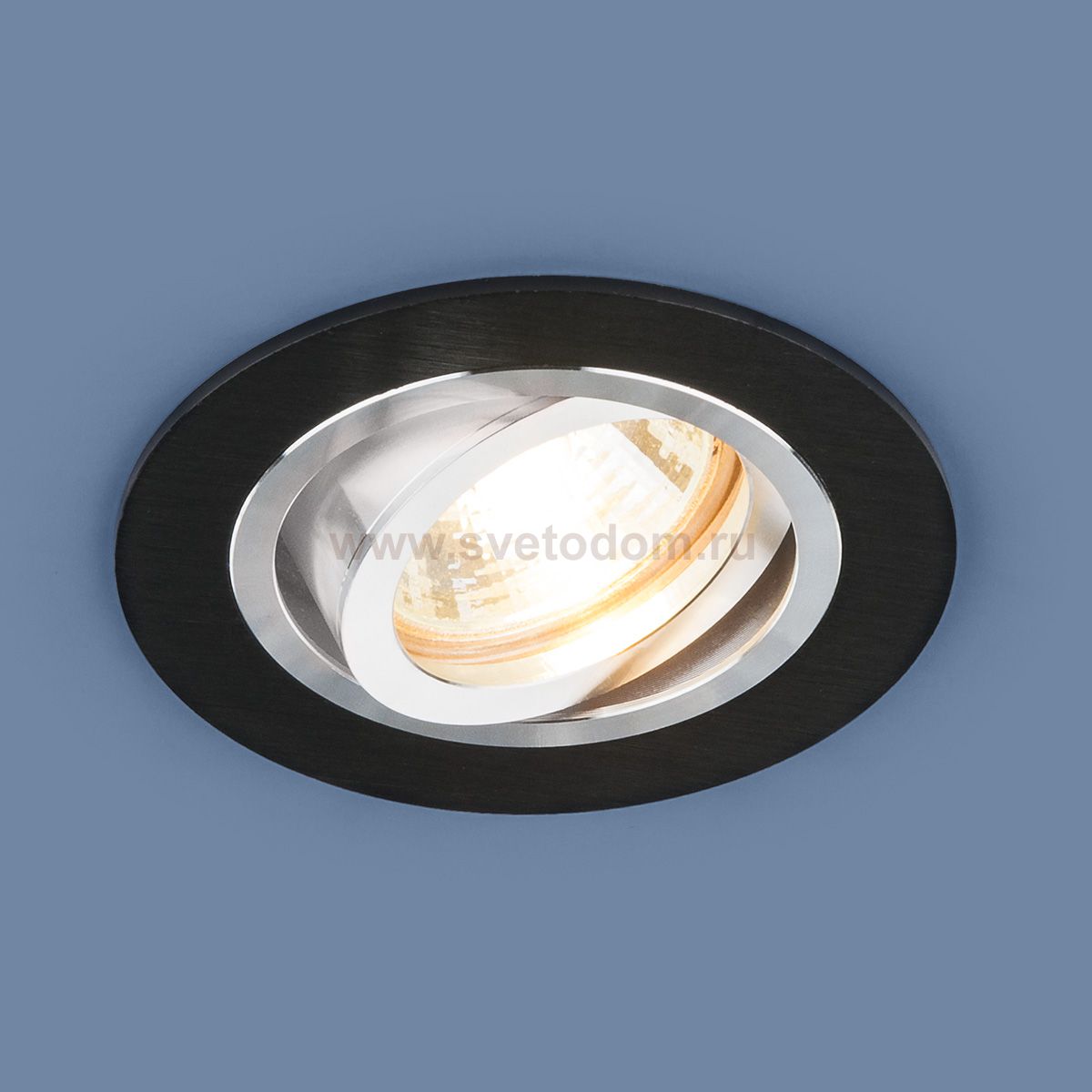 Алюминиевый точечный светильник 1061/1 MR16 BK черный Elektrostandard