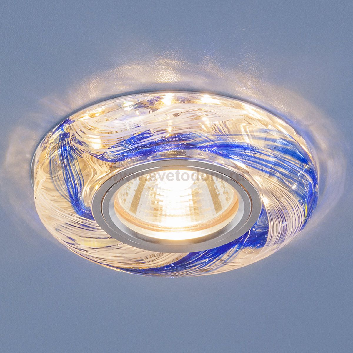 Точечный светодиодный светильник Elektrostandard 2191 MR16 CL/BL прозрачный/синий