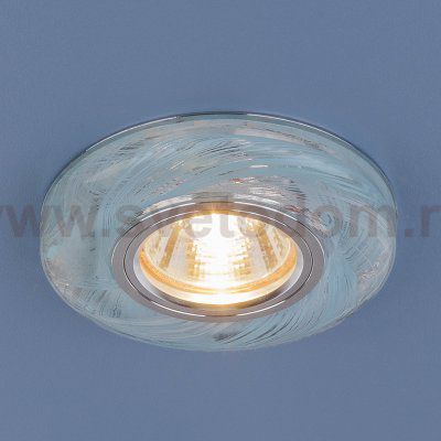 Точечный светодиодный светильник Elektrostandard 2191 MR16 CL/BL прозрачный/голубой