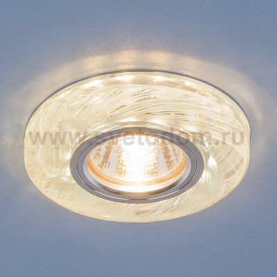 Точечный светодиодный светильник Elektrostandard 2191 MR16 CL/BL прозрачный/голубой