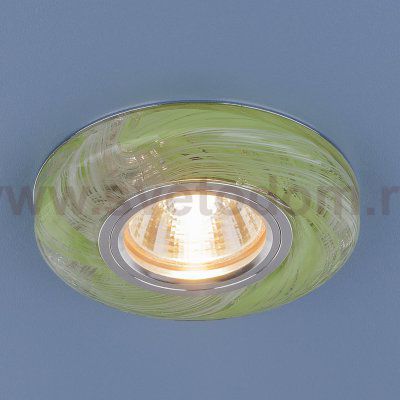 Точечный светодиодный светильник Elektrostandard 2191 MR16 CL/GR прозрачный/зеленый