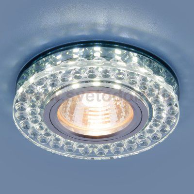 Точечный светодиодный светильник Elektrostandard 8381 MR16 CL/SBK прозрачный/дымчатый