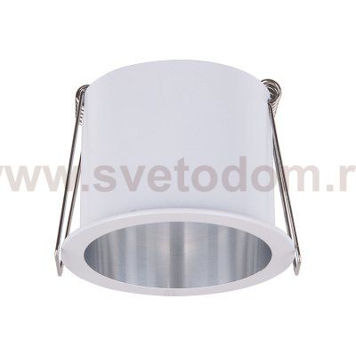 Встраиваемый точечный светильник 7004 MR16 WH/SL белый/серебро Elektrostandard