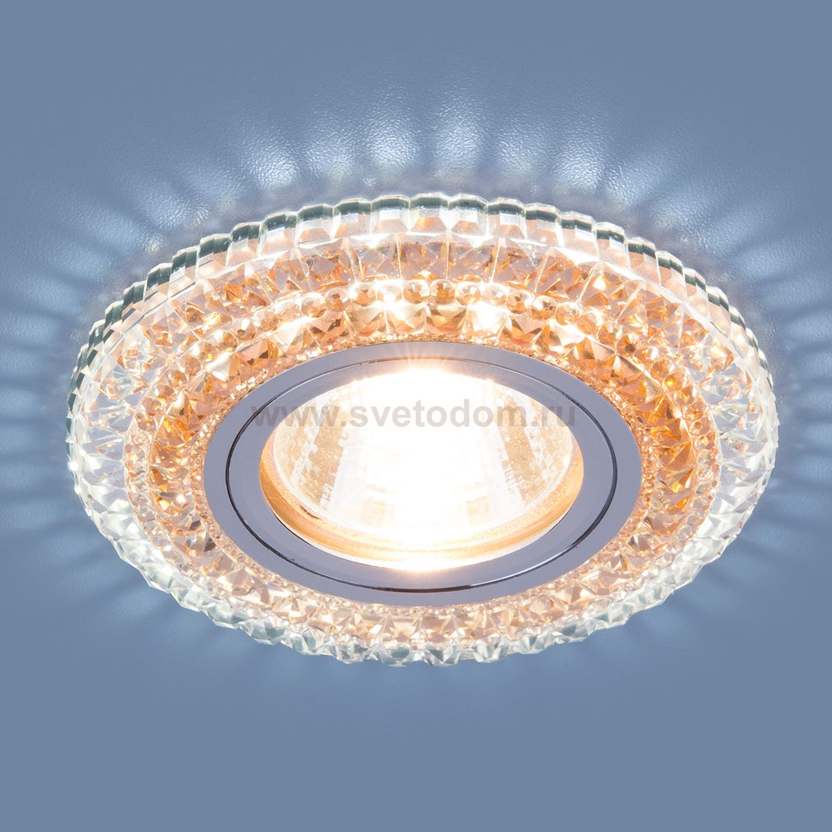 Точечный светодиодный светильник Elektrostandard 2193 MR16 CL/OR прозрачный/оранжевый