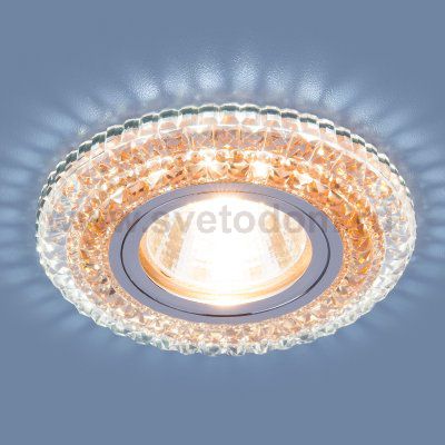 Точечный светодиодный светильник Elektrostandard 2193 MR16 CL/OR прозрачный/оранжевый