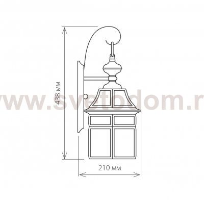 Настенный светильник Elektrostandard 1031 Savoie D медь