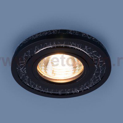 Точечный светодиодный светильник Elektrostandard 7020 MR16 BK/SL черный/серебро