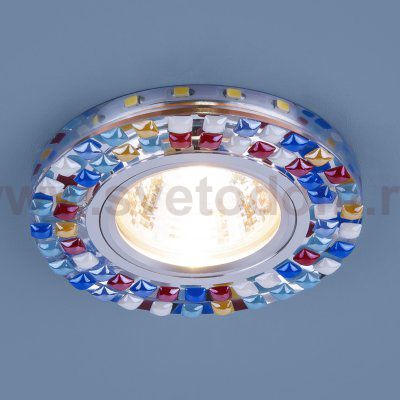 Точечный светодиодный светильник 2195 MR16 SL/MLT зеркальный/мульти Elektrostandard