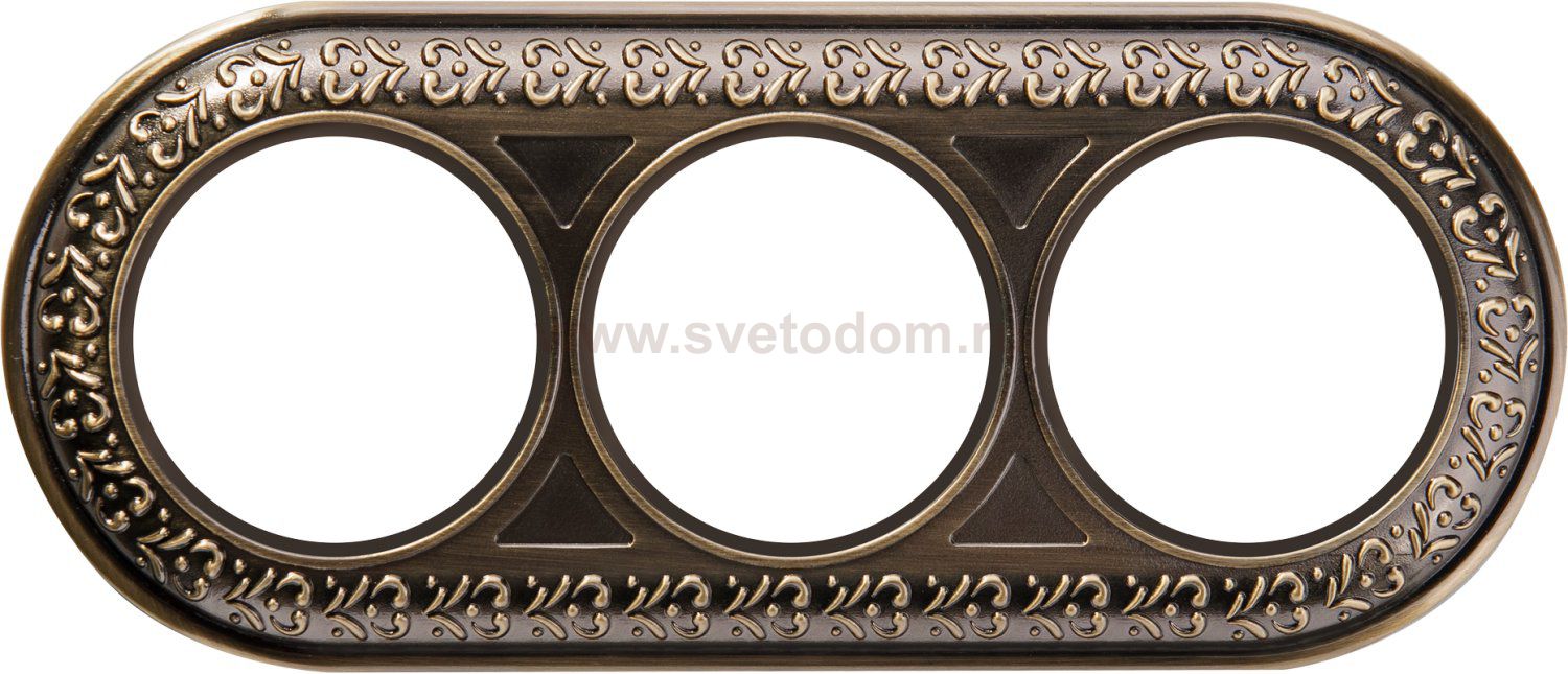 Рамка на 3 поста (бронза) WL70-frame-03 Werkel