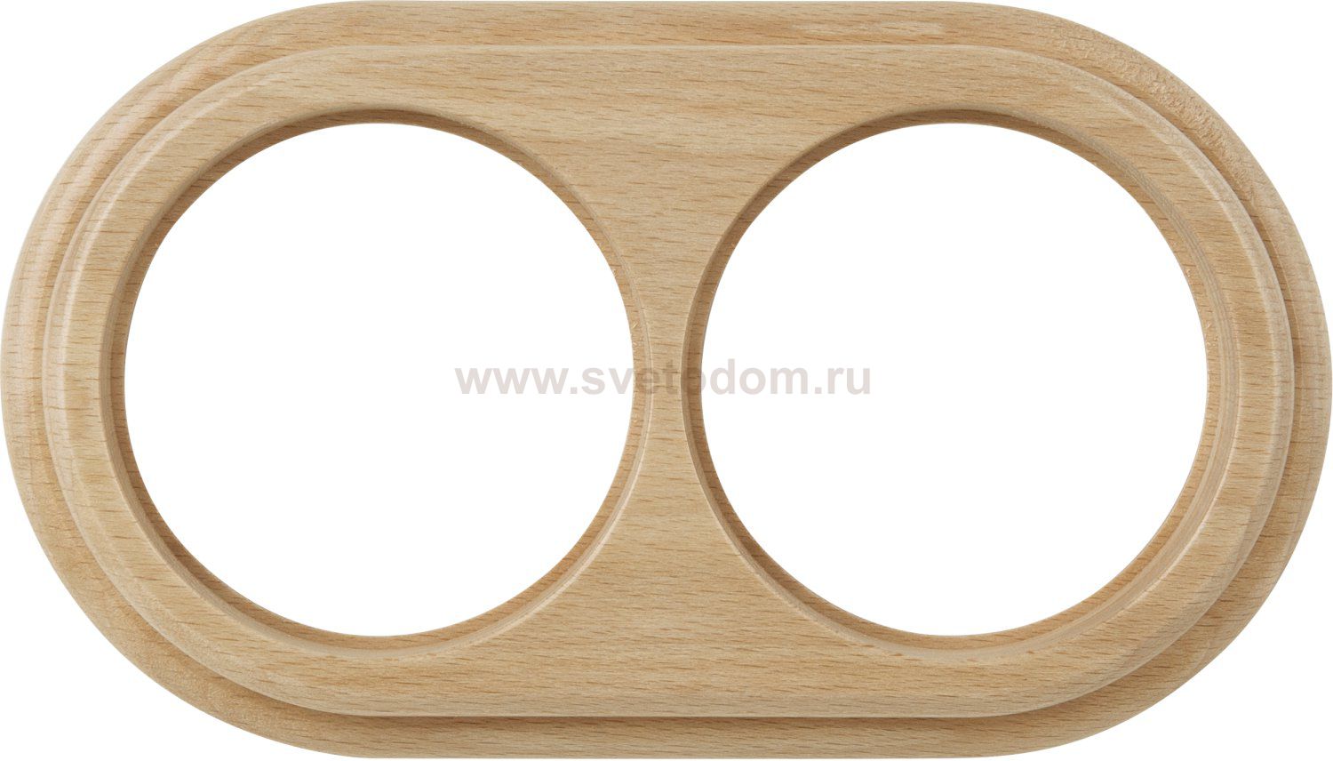 Рамка на 2 поста (светлый бук) Werkel WL15-frame-02