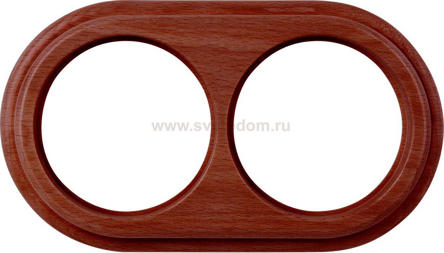 Рамка на 2 поста (итальянский орех) WL15-frame-02 Werkel