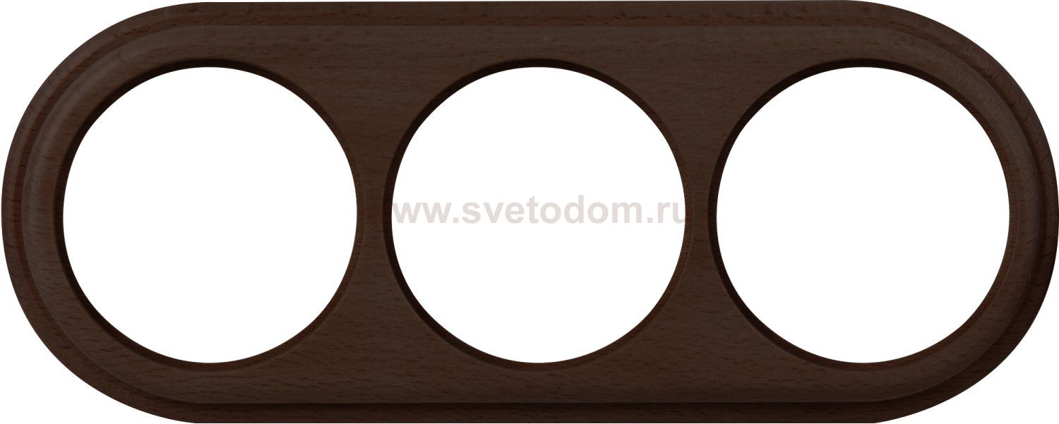 Рамка на 3 поста (венге) WL15-frame-03 Werkel