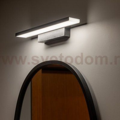 Настенный светодиодный светильник Sankara LED MRL LED 16W 1009 IP20 черный Elektrostandard