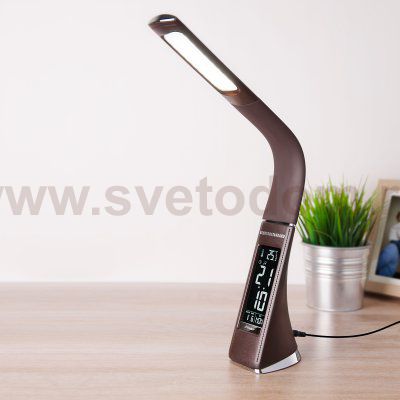 Настольный светодиодный светильник Elara коричневый TL90220 Elektrostandard