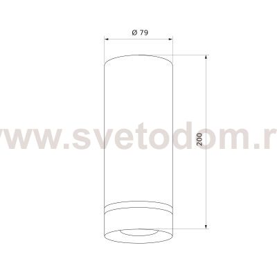 Накладной акцентный светодиодный светильник DLR022 12W 4200K хром Elektrostandard