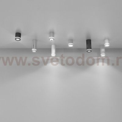 Накладной акцентный светодиодный светильник DLR022 12W 4200K белый матовый Elektrostandard