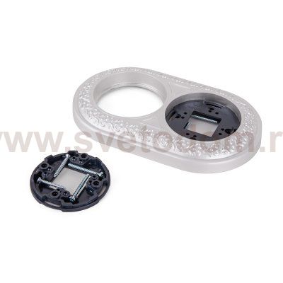 Рамка на 2 поста (жемчужный) WL70-frame-02 Werkel