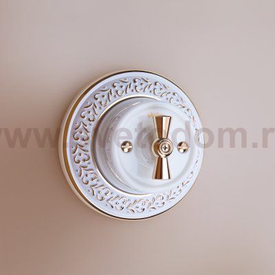 Рамка на 1 пост (белое золото) WL70-frame-01 Werkel