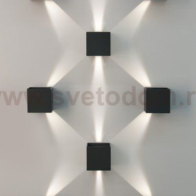 Winner серый уличный настенный светодиодный светильник 1548 TECHNO LED Elektrostandard