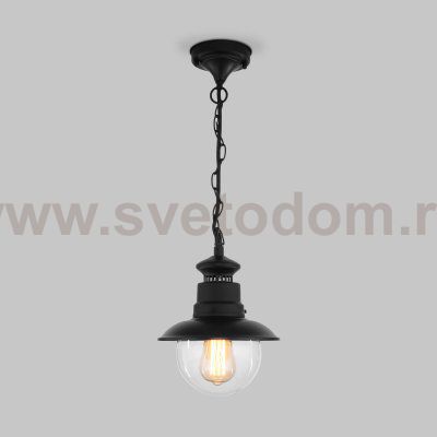 Talli H черный уличный подвесной светильник IP44 GL 3002H Elektrostandard