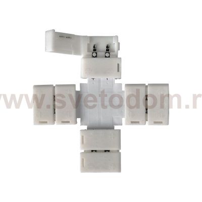 X-образный коннектор для одноцветной светодиодной ленты 5050 (5 шт.) LED 2X Elektrostandard