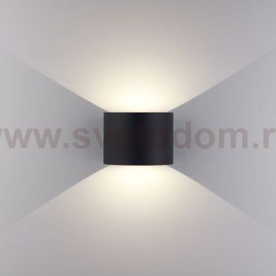 Blade черный уличный настенный светодиодный светильник 1518 TECHNO LED Elektrostandard