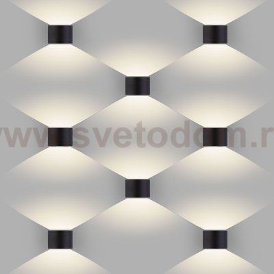 Blade черный уличный настенный светодиодный светильник 1518 TECHNO LED Elektrostandard