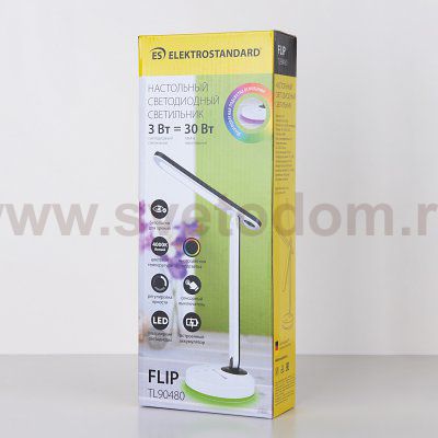 Настольная лампа Elektrostandard Flip белый/черный (TL90480)
