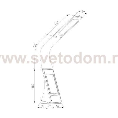 Настольный светодиодный светильник Elara бежевый TL90220 Elektrostandard