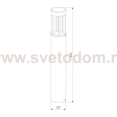 Apart ландшафтный светильник IP54 1622 TECHNO LED Elektrostandard