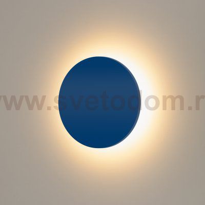 Concept S синий уличный настенный светодиодный светильник 1660 TECHNO LED Elektrostandard