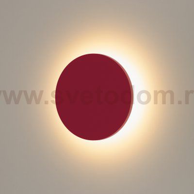 Concept S красный уличный настенный светодиодный светильник 1660 TECHNO LED Elektrostandard